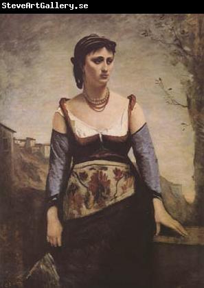 Jean Baptiste Camille  Corot Agostina (mk09)